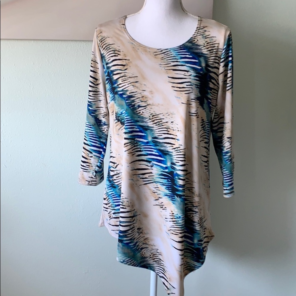 SOLD Chico’s Travelers Collection Angle Top